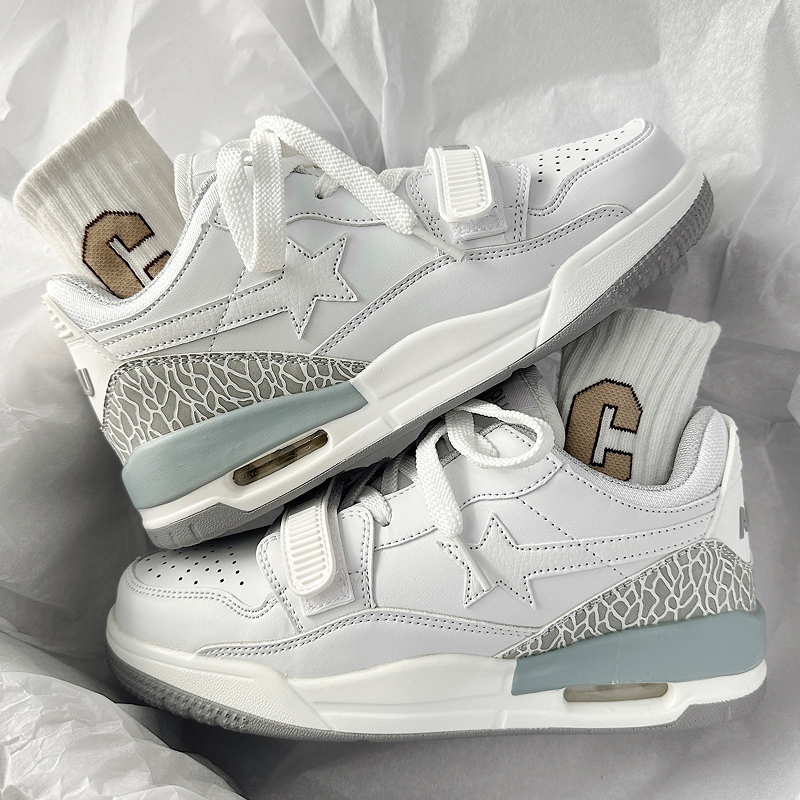 All white